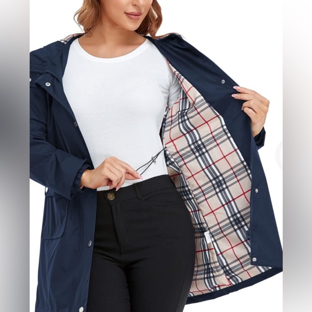 ✨ Kimi + Kai XL Navy Jacket | Timeless Elegance,‎ Wind & Rain Ready✨